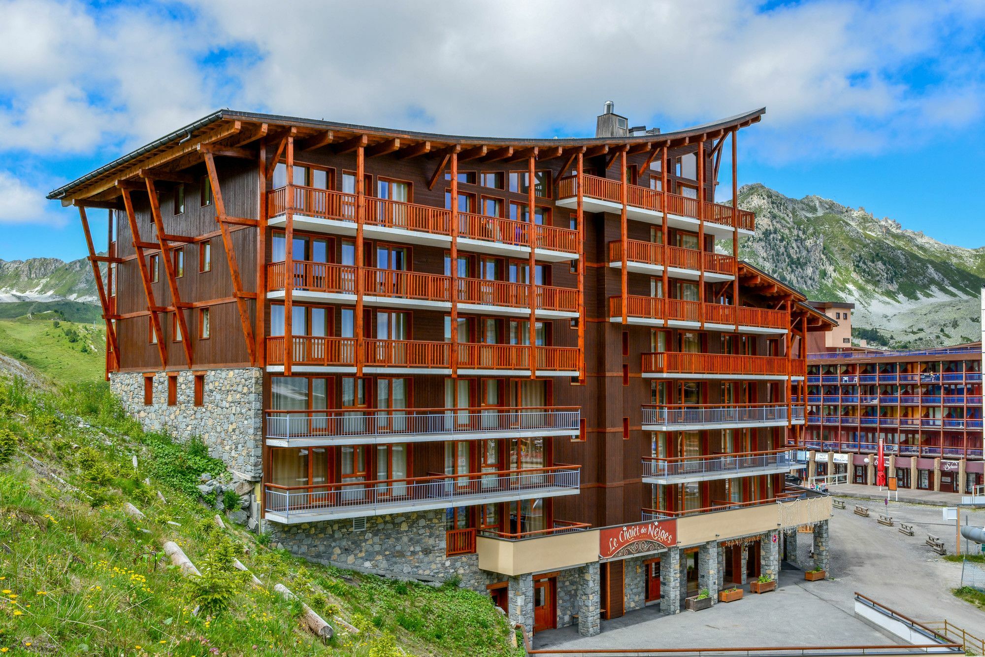 Chalet Des Neiges : La Cime Des Arcs Les Arcs  エクステリア 写真